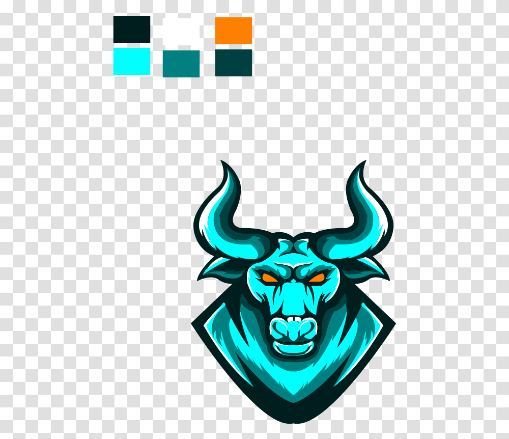 I Design Mascot Logo And Cartoon Vector Bull Logo, Animal, Mammal, Graphics, Pattern Transparent Png