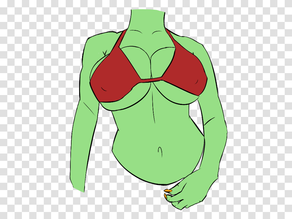 I Did A Torso Study By Using A Reference To See How Cartoon, Swimwear, Apparel, Person Transparent Png