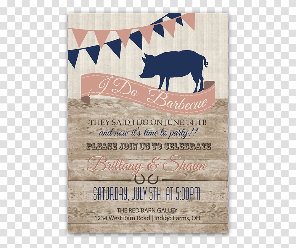 I Do Bbq Country Wedding Reception Only Invitation Grazing, Poster, Advertisement, Flyer, Paper Transparent Png
