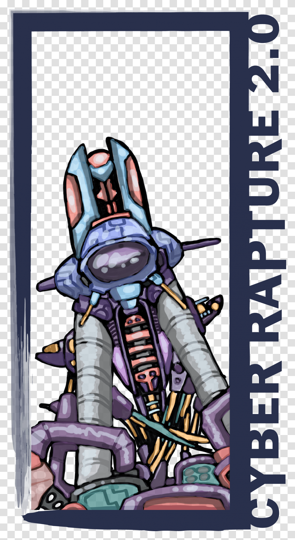 I Drew A Cool Looking Robot And Wanted To Put Some Cartoon, Electronics Transparent Png