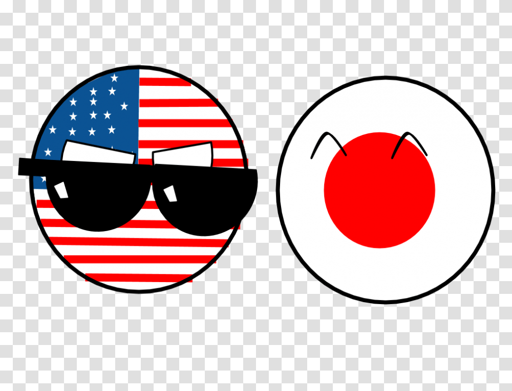 I Drew Countryballs For A School Project About Pearl Harbor, Logo, Label Transparent Png