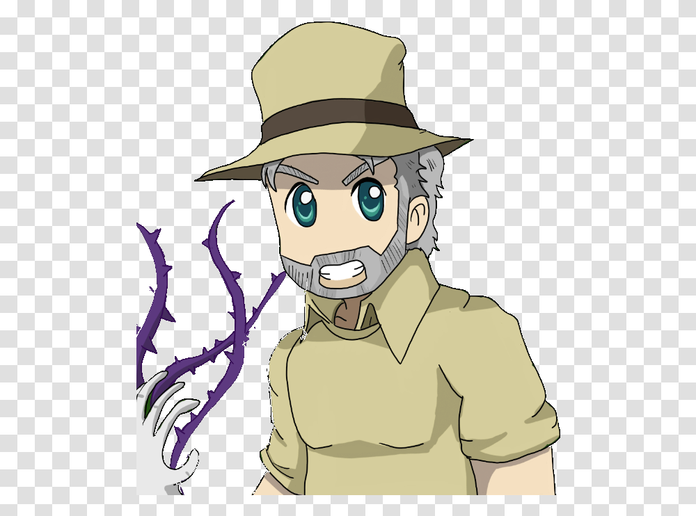 I Drew Joseph Joestar In The Style Of Costume Hat, Clothing, Apparel, Person, Human Transparent Png