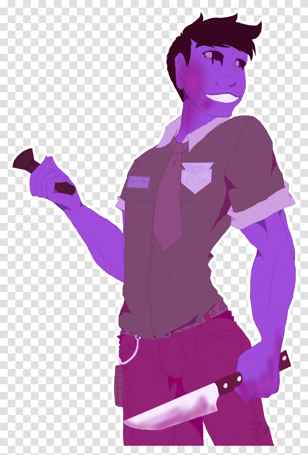 I Drew This For Shits And Giggles Yay Purple Guy Or Fnaf Purple Guy, Sleeve, Long Sleeve, Person Transparent Png