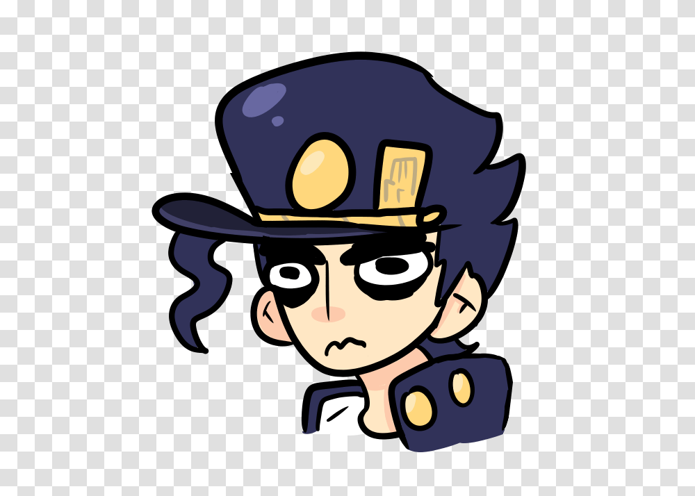 I Drew This Jotaro A While Ago I Thought Id Post It Here, Performer, Face, Magician, Logo Transparent Png