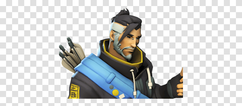 I Feel Bad For The Artist That Worked Runescape Hanzo, Overwatch, Person, Human, Helmet Transparent Png