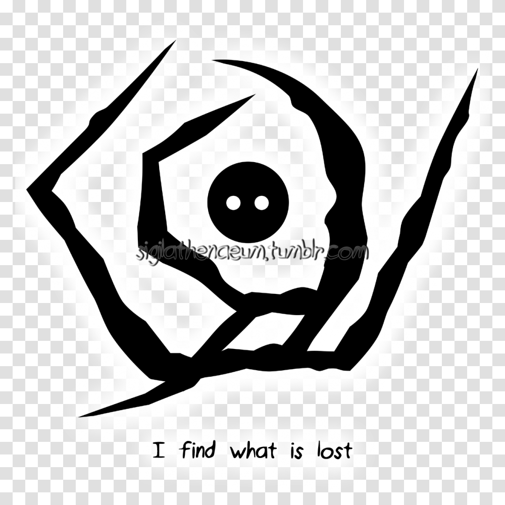 I Find What Is Lost Sigilsigil Masterlist Ko Fi Illustration, Stencil, Person, Human Transparent Png