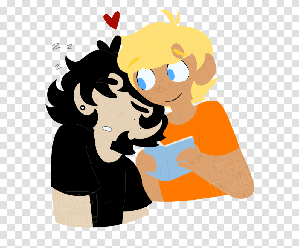 I Forgot To Post This Oops Heres Solangelo Cartoon, Person, Human, Video Gaming Transparent Png