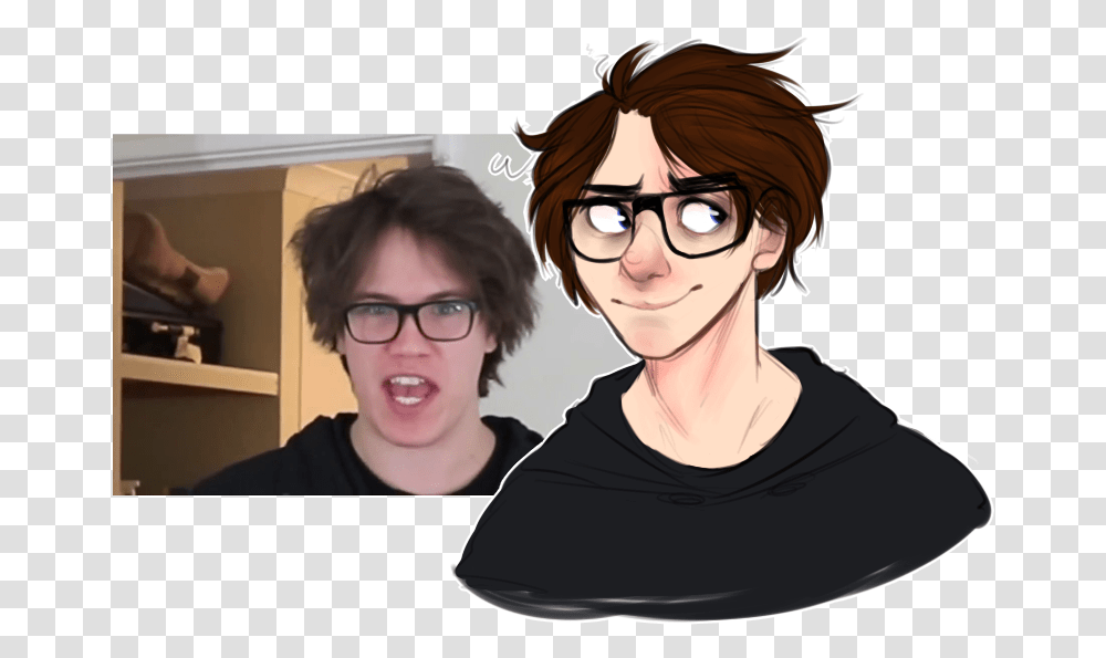 I Had A Nice Dream About Max After Falling Asleep Watching Cartoon, Person, Glasses, Accessories, Face Transparent Png