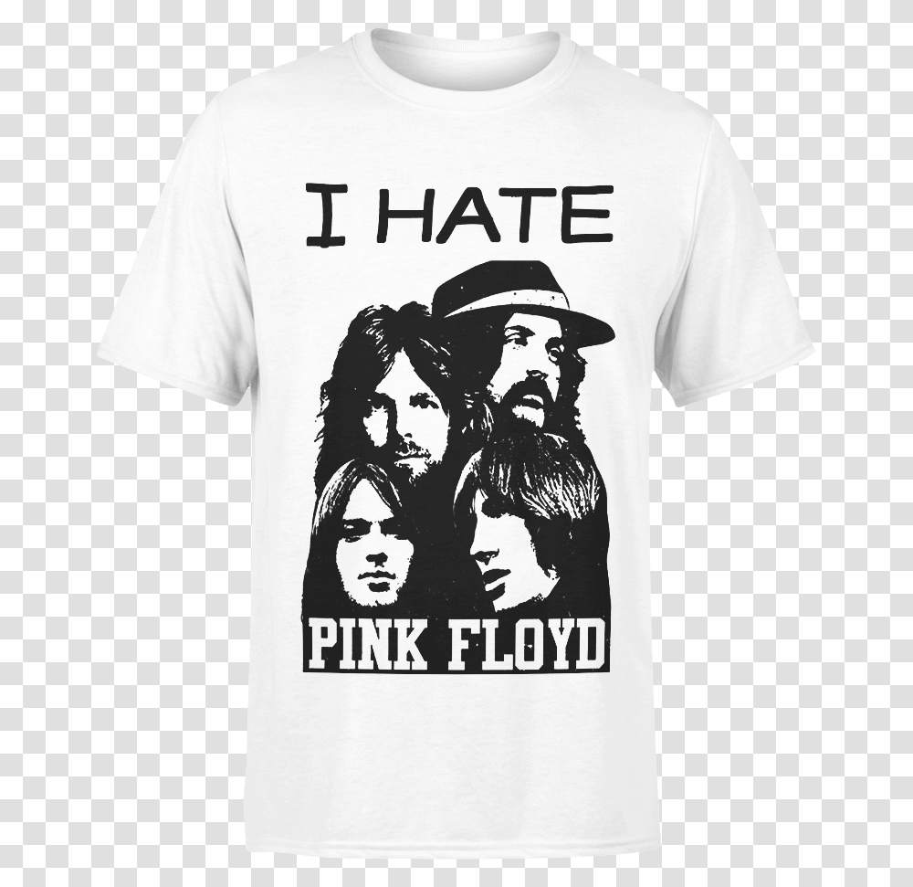I Hate Pink Floyd T Shirt Pink Floyd Masters Of Rock, Clothing, Apparel, T-Shirt, Person Transparent Png