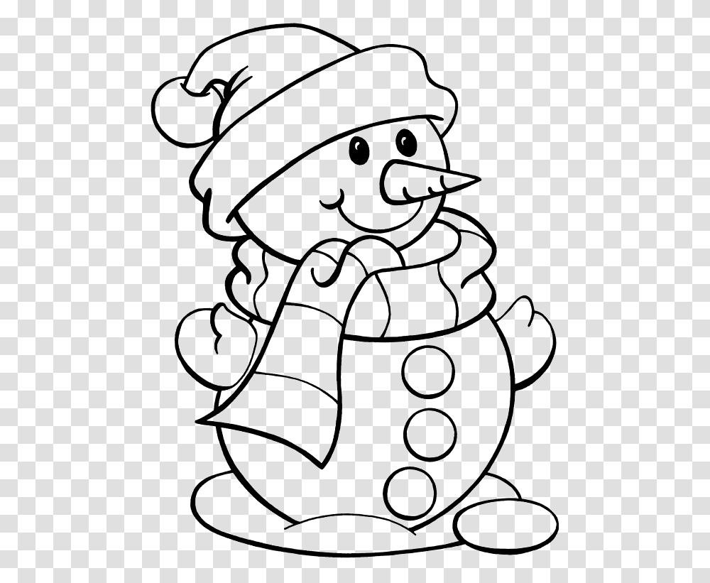 I Have Download Snowman With Long Nose Coloring Christmas Coloring Pages Snowman, Pattern, Floral Design Transparent Png
