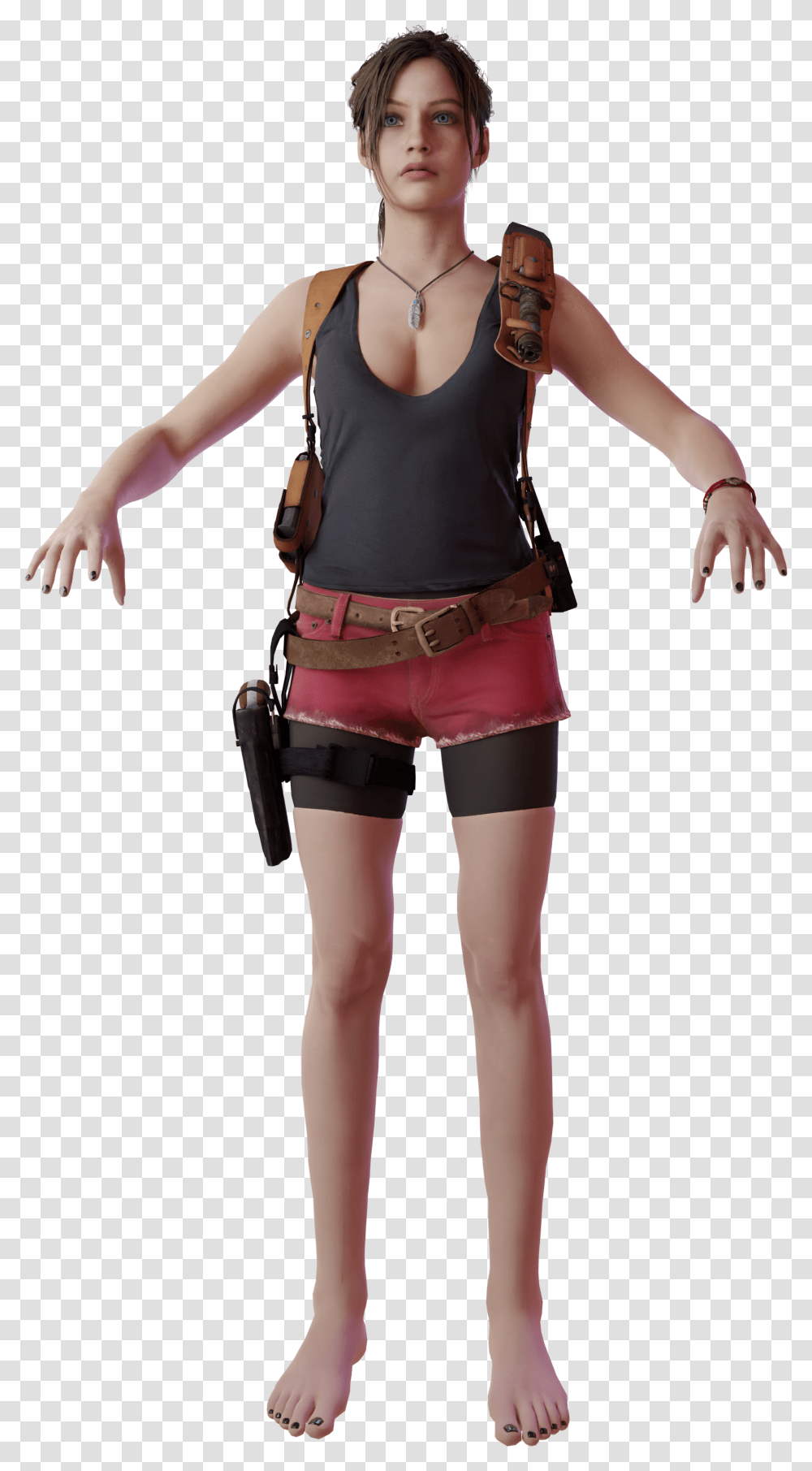 I Have Scraped The Nails A Little Bit Also To Show Resident Evil 2 Nude Pussy, Person, Dance Pose, Leisure Activities Transparent Png