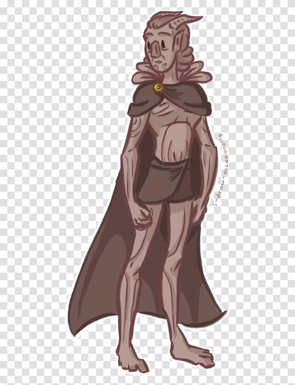 I Have Watched One Half Of The First Draw Capes, Clothing, Statue, Sculpture, Art Transparent Png