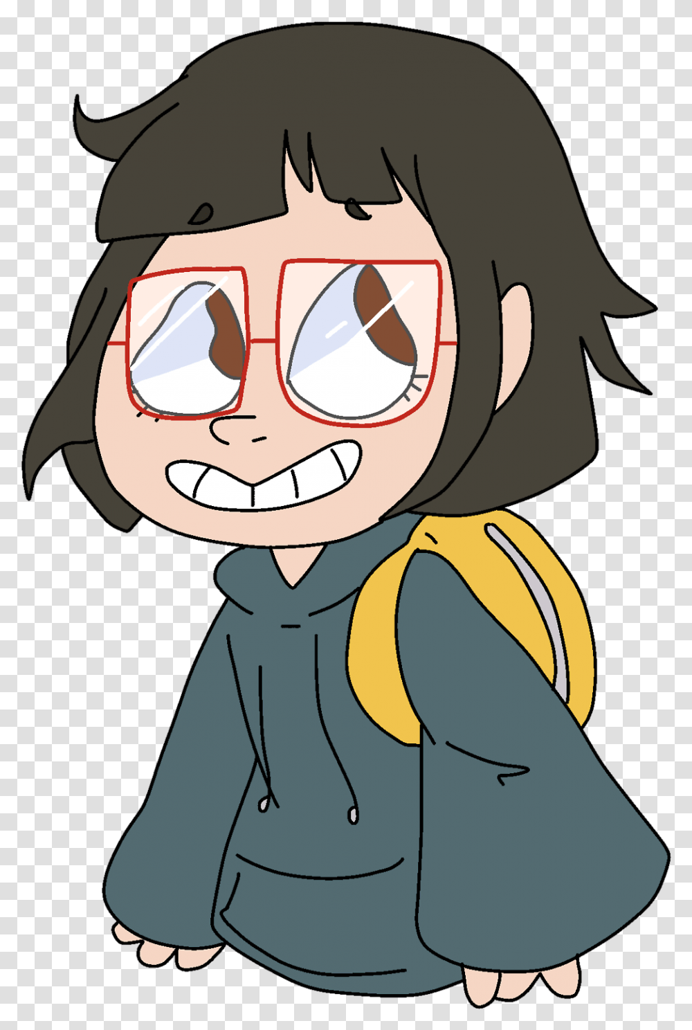 I Havnt Drawn Chloe In A Loongg Time Cartoon, Sunglasses, Drawing, Face Transparent Png