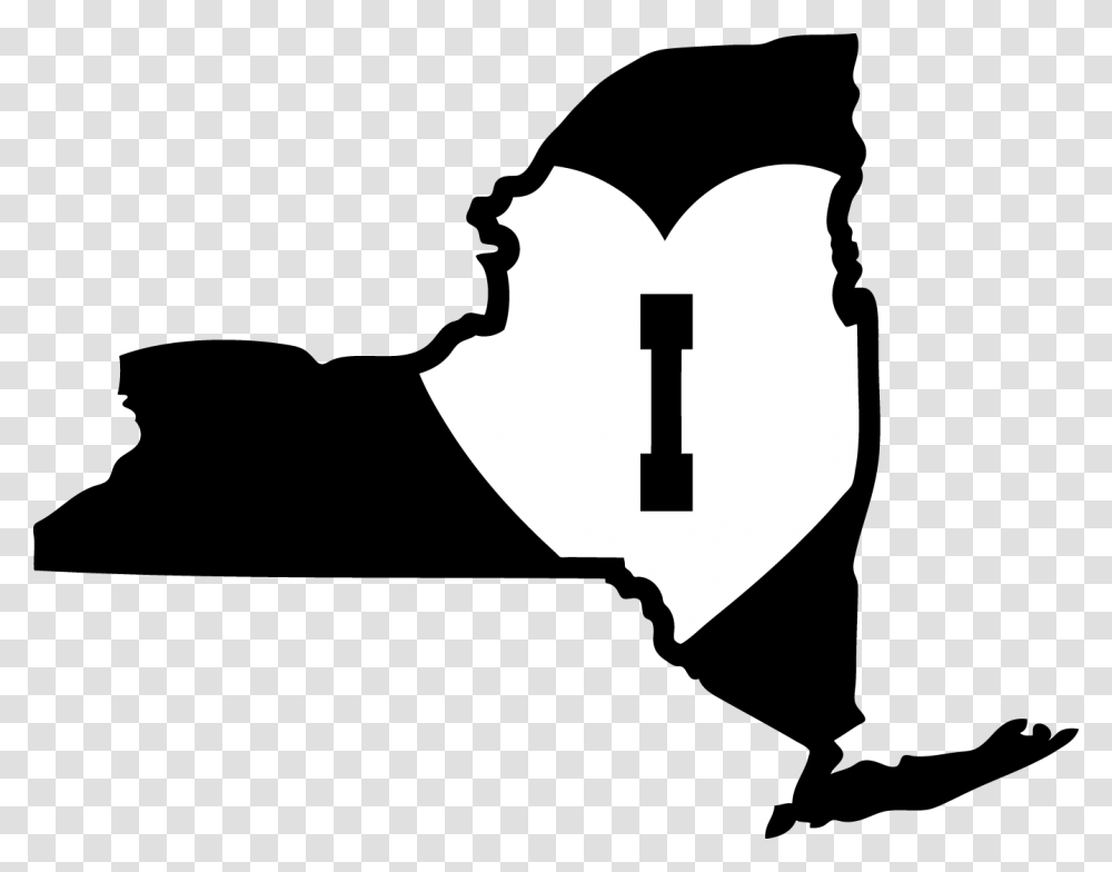 I Heart Ny State Outline Ny11 New York Colony Outline, Weapon, Weaponry, Silhouette, Stencil Transparent Png