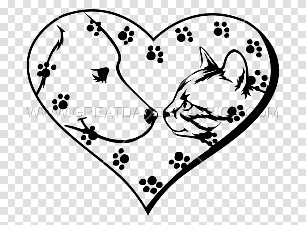 I Heart Pets Production Ready Artwork For T Shirt Printing, Pattern, Green, Leaf Transparent Png