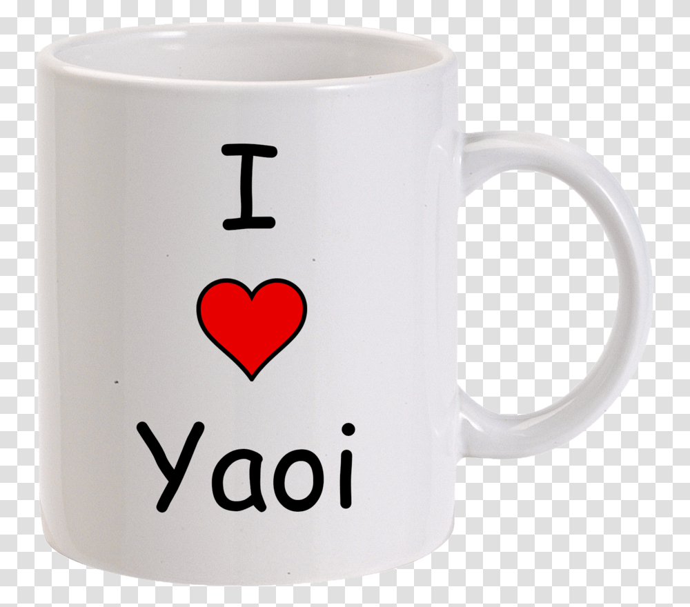 I Heart Yaoi Mug, Coffee Cup Transparent Png