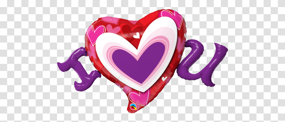 I Heart You Foil Balloon Bargain Balloons Mylar Balloon, Interior Design, Indoors, Weapon, Weaponry Transparent Png