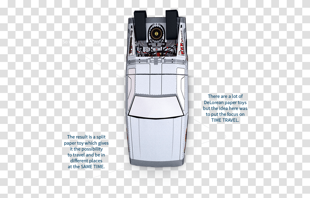 I Hope You Like It Delorean Time Machine Paper, Appliance, Cooler, Arcade Game Machine, Refrigerator Transparent Png