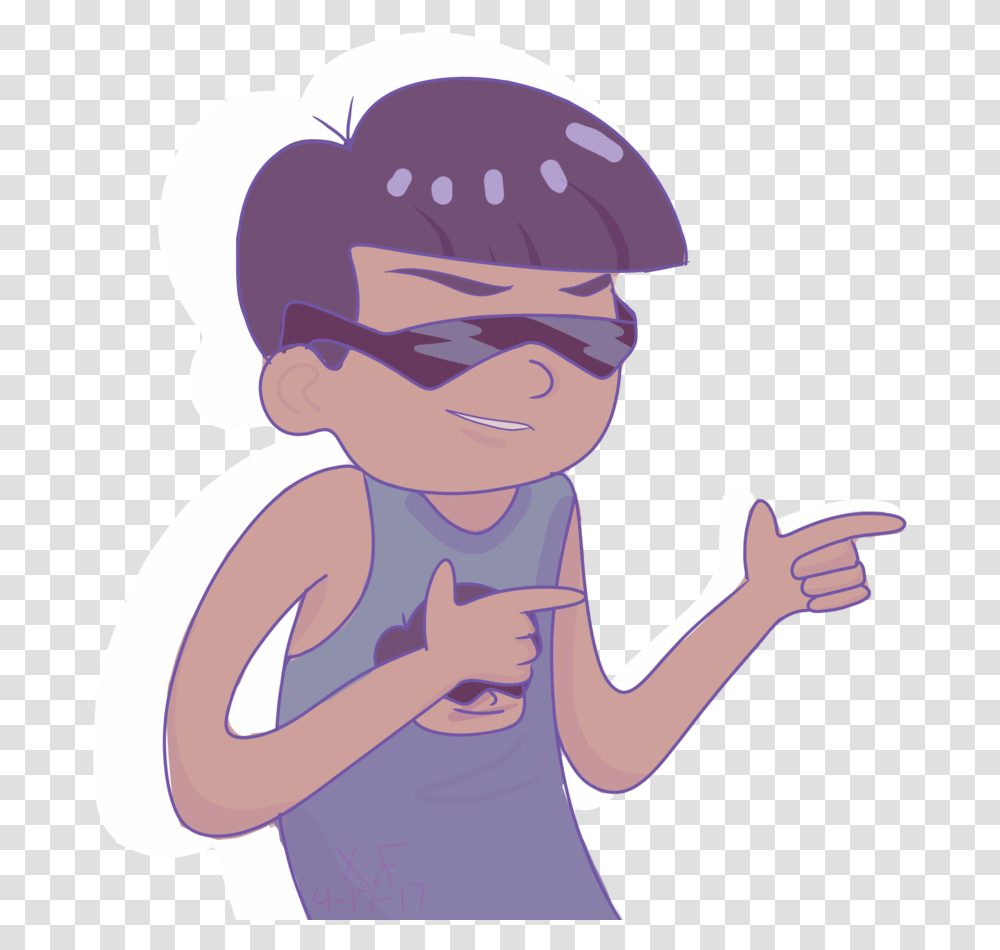 I Just Wanna Be A Cool Boi Like Him Creepyhentaiuncle Cartoon, Person, Human, Hand, Kneeling Transparent Png