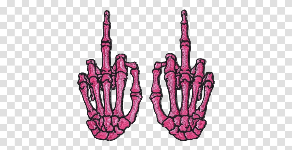 I Like Garth Algar Skeleton Middle Finger, Hook, Leisure Activities, Claw, Hand Transparent Png