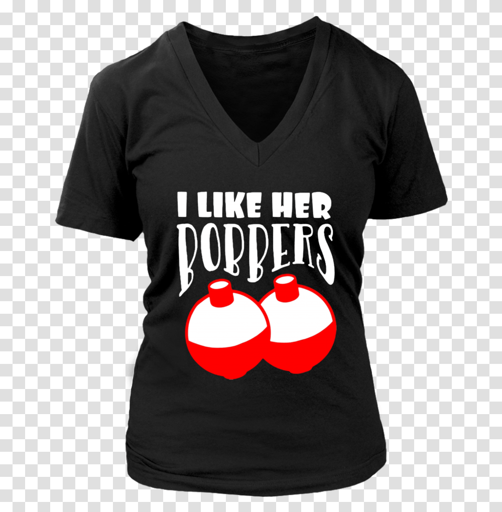 I Like Her Bobbers Shirt Funny Fishing Couples T Shirt For Adult, Clothing, Apparel, Sleeve, T-Shirt Transparent Png