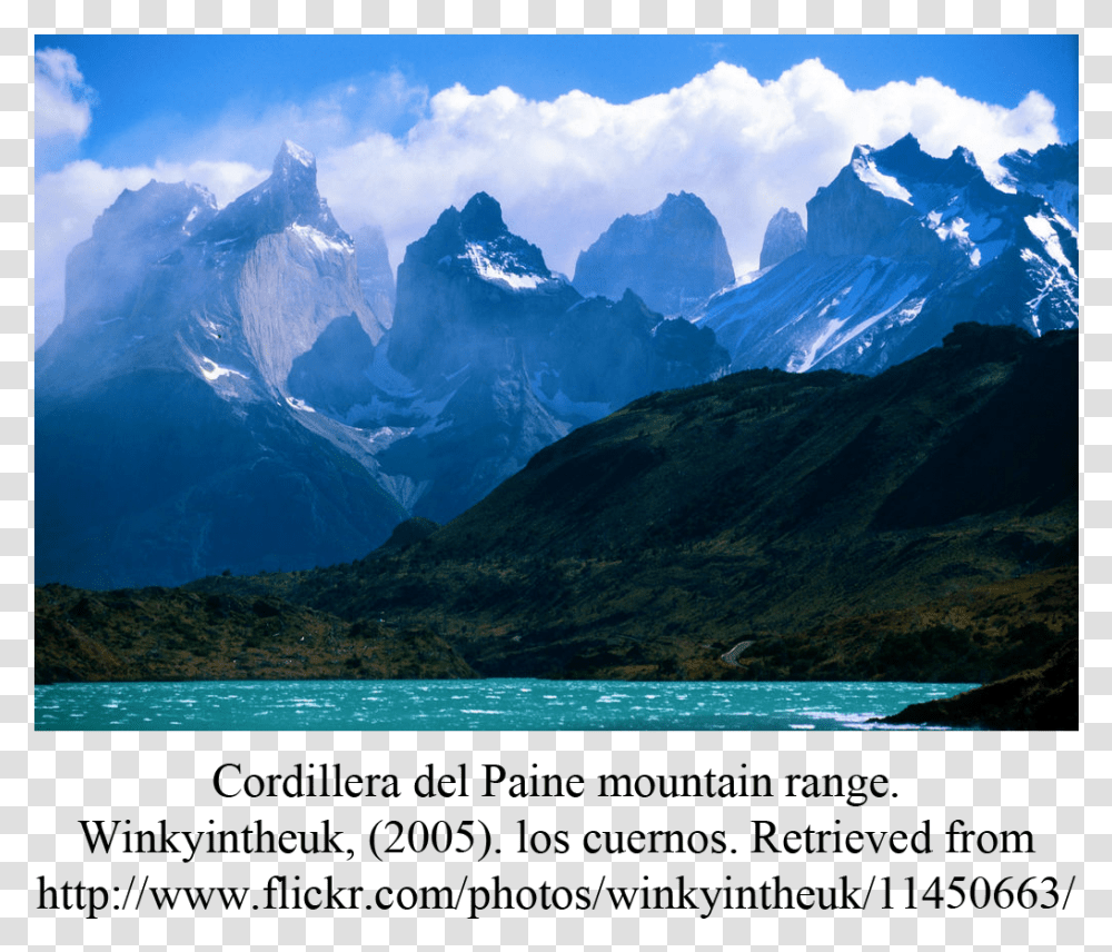 I Liked The Interesting Formation This Mountain Range Torres Del Paine National Park, Outdoors, Nature, Ice, Peak Transparent Png