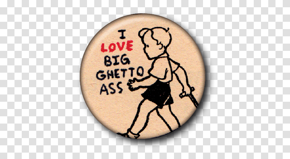 I Love Big Ghetto Ass Custom Buttons Marathon, Logo, Symbol, Trademark, Badge Transparent Png