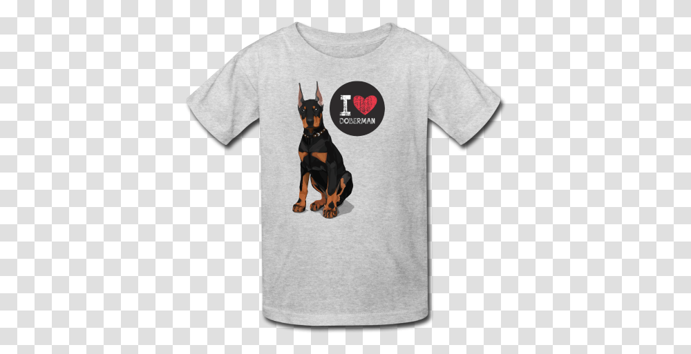 I Love Doberman Dog Breeds T Shirt Defend Animals Tshirt Go Green, Clothing, Apparel, T-Shirt, Canine Transparent Png