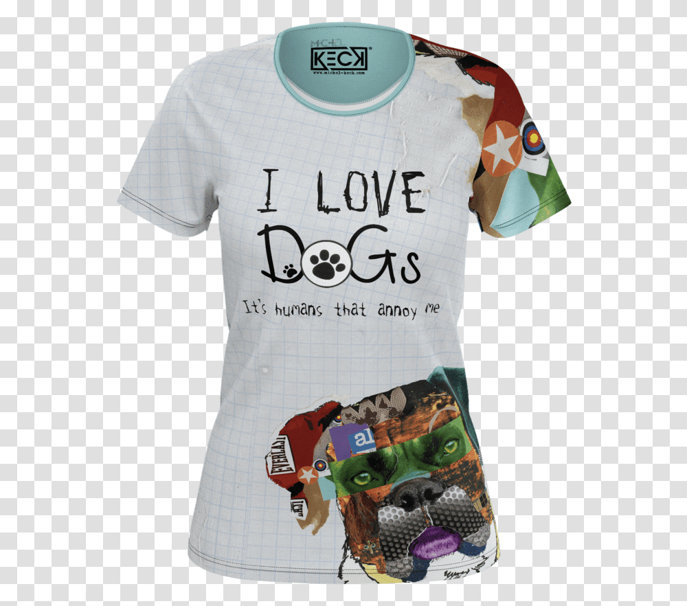 I Love Dogs Girl, Apparel, T-Shirt, Sleeve Transparent Png