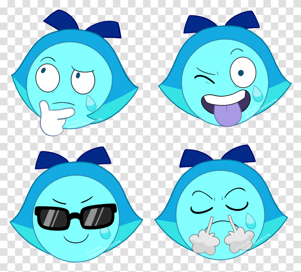 I Love Her Ugly Little Emoji Face Steven Universe Aquamarine Emoji, Sunglasses, Accessories, Accessory Transparent Png
