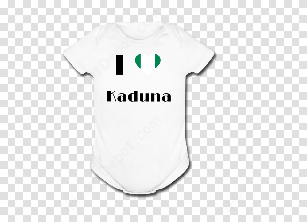 I Love Kadunanigerian Flag Baby Short Sleeve Onesie Love My Daddy, Clothing, Apparel, T-Shirt, Leisure Activities Transparent Png