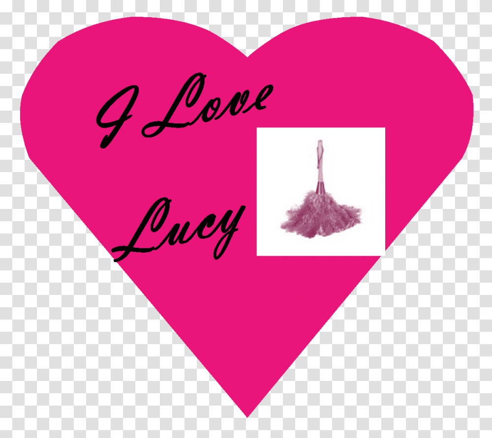I Love Lucy And Her Feather Duster, Heart, Purple, Envelope, Plectrum Transparent Png