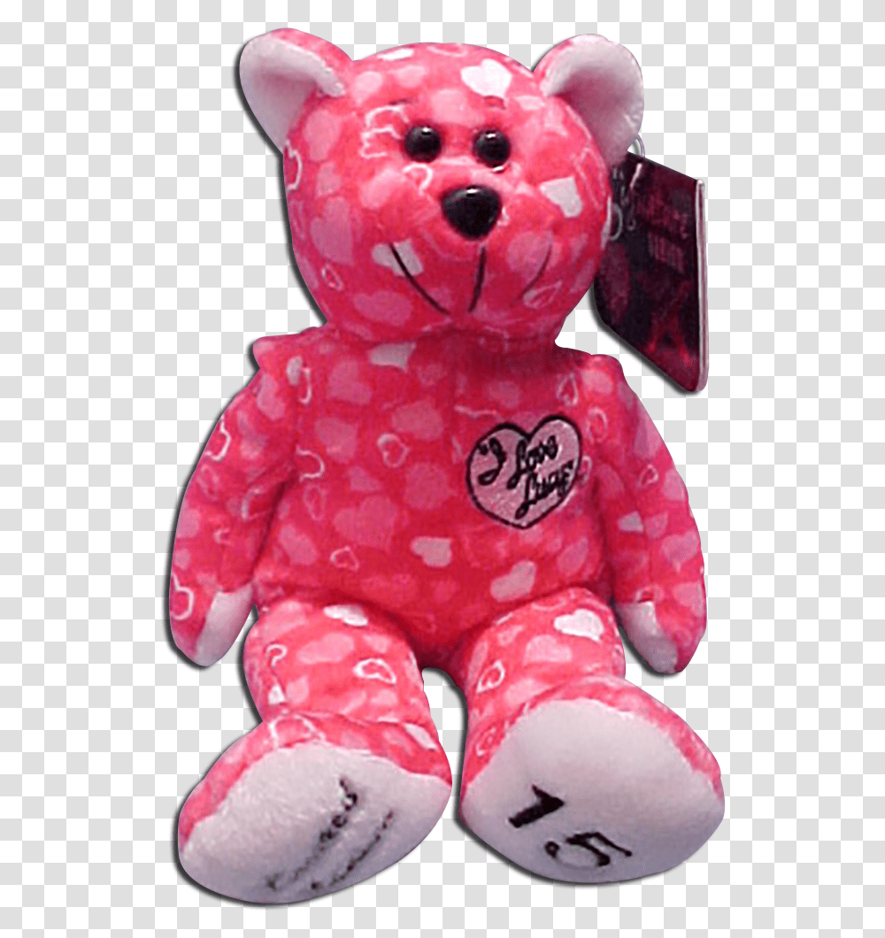 I Love Lucy Collectible Valentines Teddy Bear Lucy Teddy Bear, Toy, Plush, Sweets, Food Transparent Png