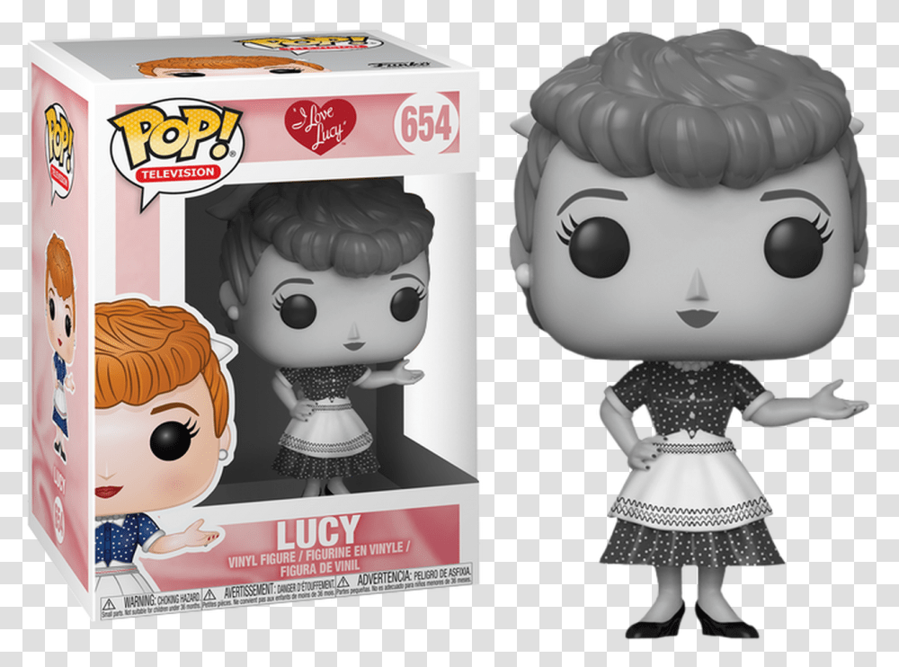 I Love Lucy Love Lucy Funko Pop, Doll, Toy, Figurine, Barbie Transparent Png