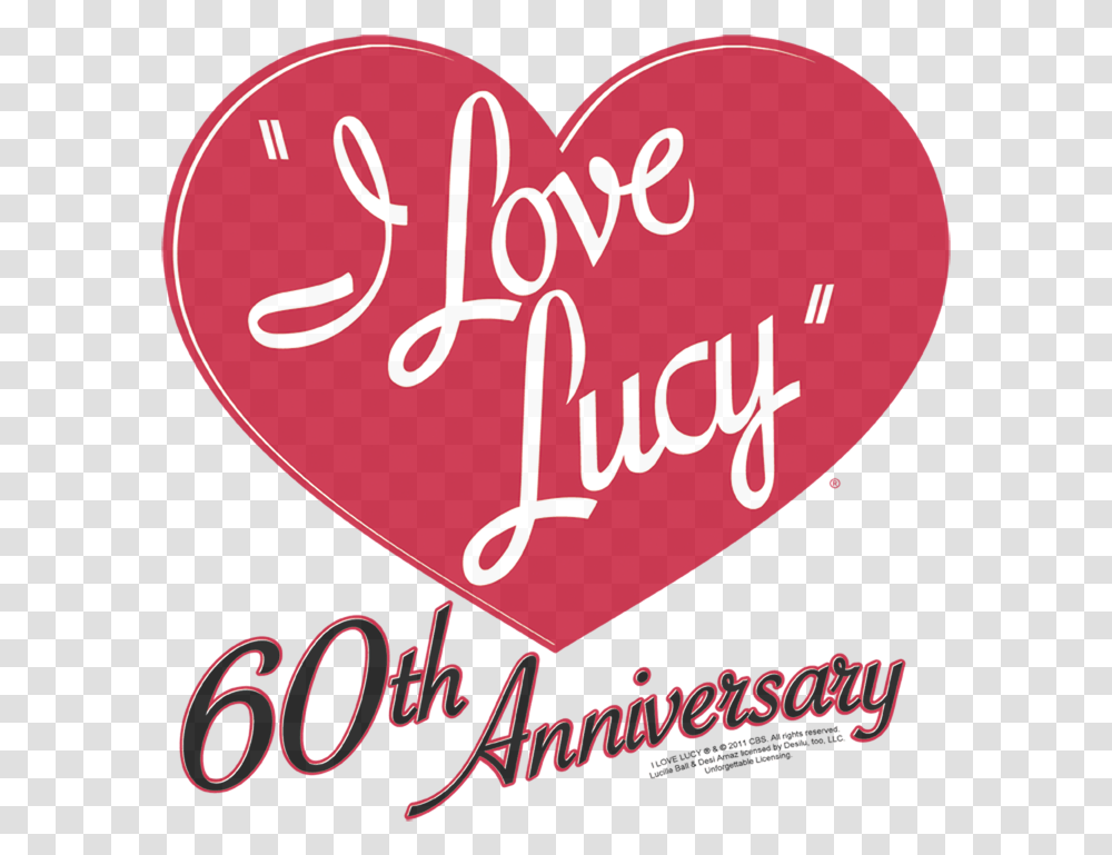 I Love Lucy Picture 2000129 Love Lucy, Text, Heart, Advertisement, Poster Transparent Png