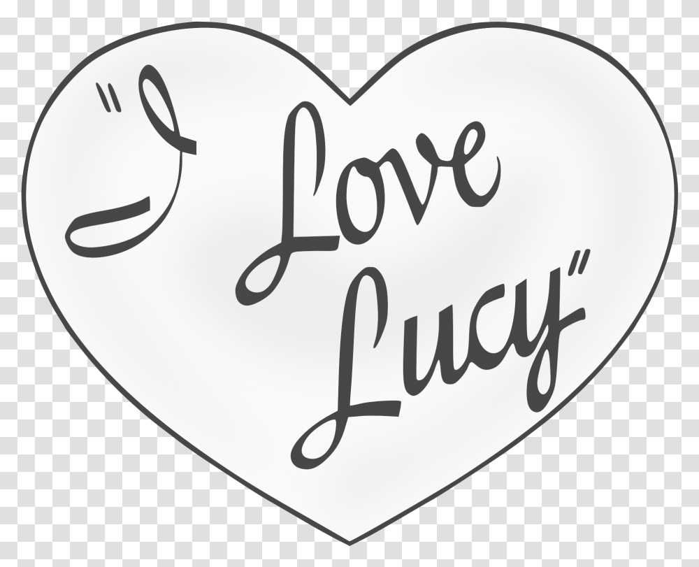I Love Lucy Picture Love Lucy, Text, Label, Plectrum, Handwriting Transparent Png