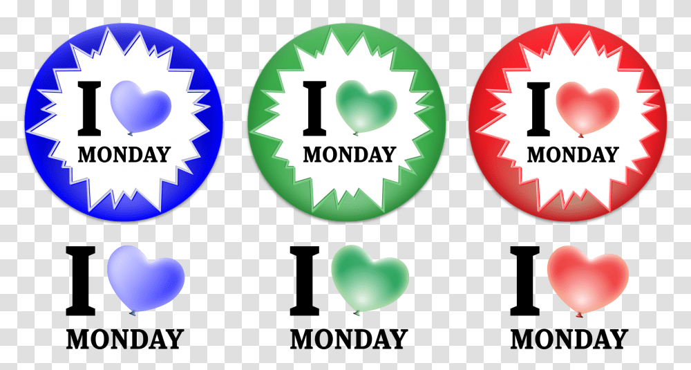 I Love Monday Icon Free Image Vertical, Logo, Symbol, Badge, Label Transparent Png
