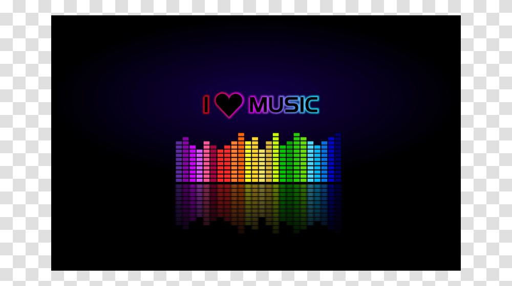 I LOVE MUSIC, Light, Neon, Pac Man Transparent Png
