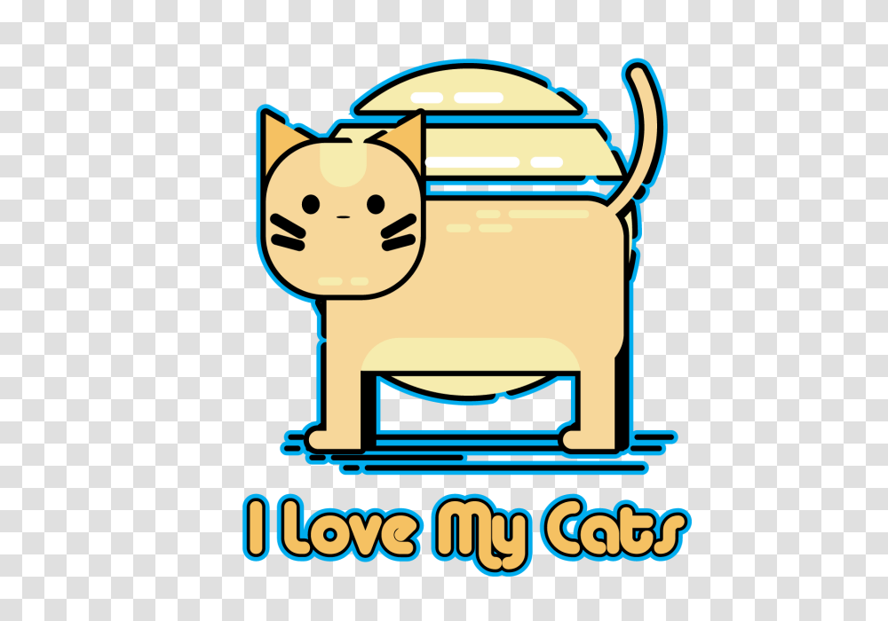 I Love My Cat Illustration Cat Vector Cute And Vector, Gas Pump, Machine, Mailbox Transparent Png