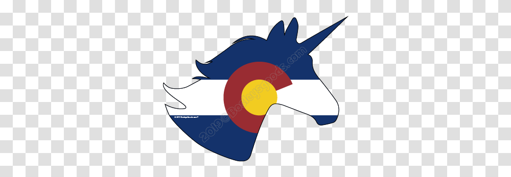 I Love My Colorado Unicorn Sticker Flag, Graphics, Art, Outdoors, Photography Transparent Png