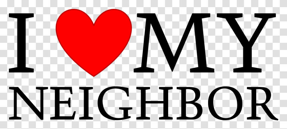 I Love My Neighbor Words Georgian College, Heart, Moon, Outer Space, Night Transparent Png