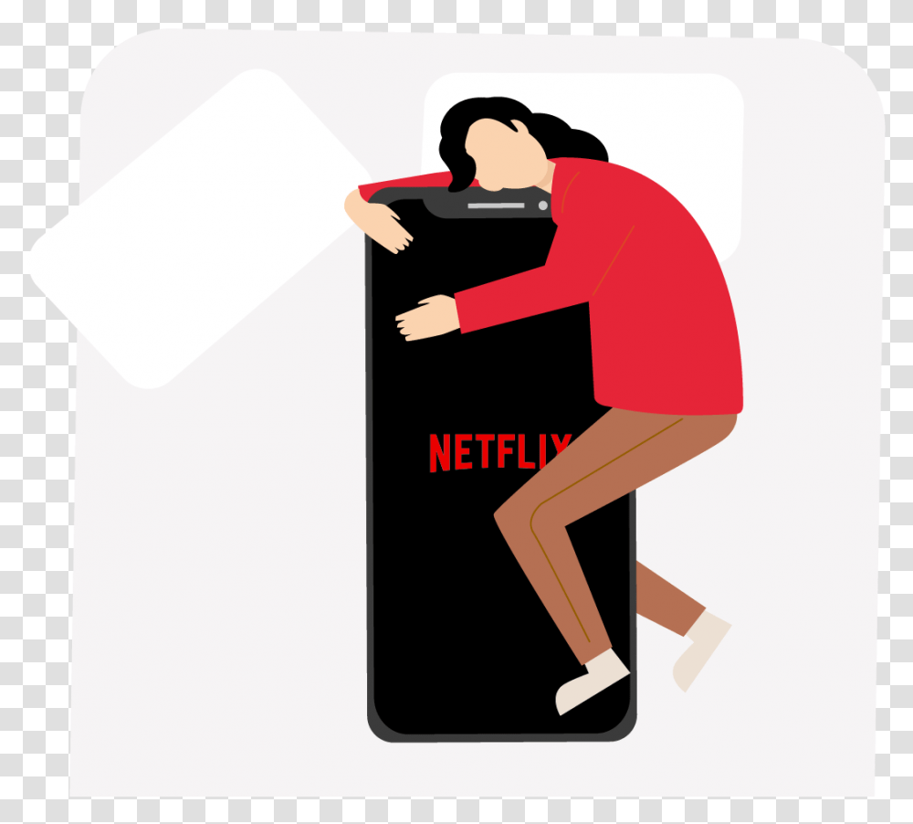 I Love Netflix By Ming Love Netflix, Waiter, Clothing, Apparel, Text Transparent Png