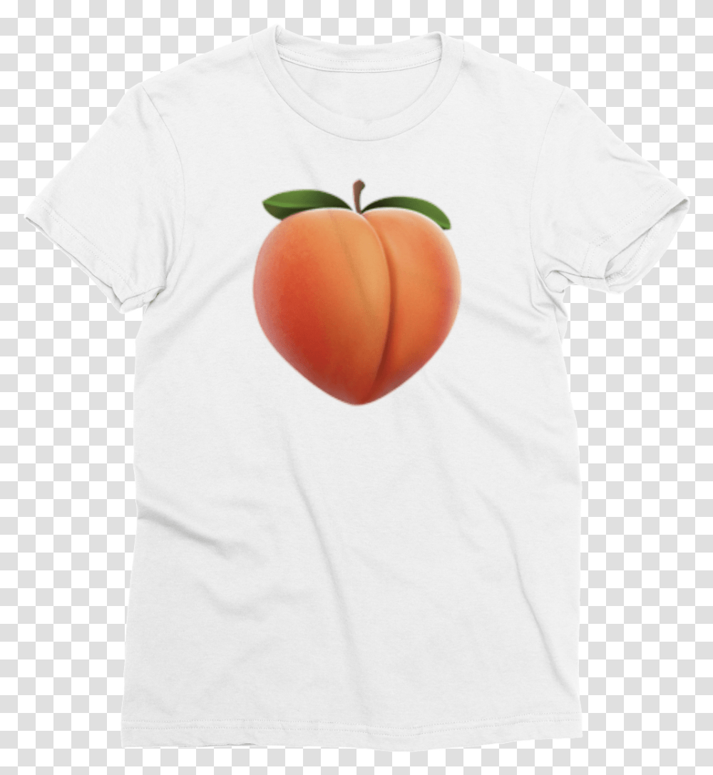I Love Peach Emoji Shirt Nectarine, Plant, Produce, Food, Fruit Transparent Png