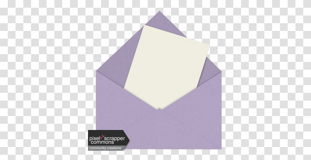 I Love Purple Envelope With Card Graphic By Dawn Prater Horizontal, Mail, Box Transparent Png
