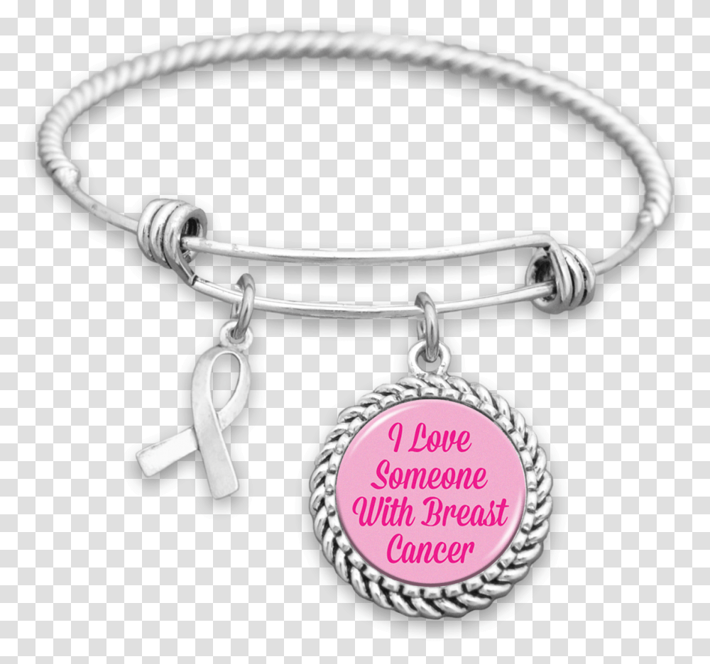 I Love Someone With Breast Cancer Ribbon Charm Bracelet Charms, Accessories, Accessory, Jewelry, Silver Transparent Png