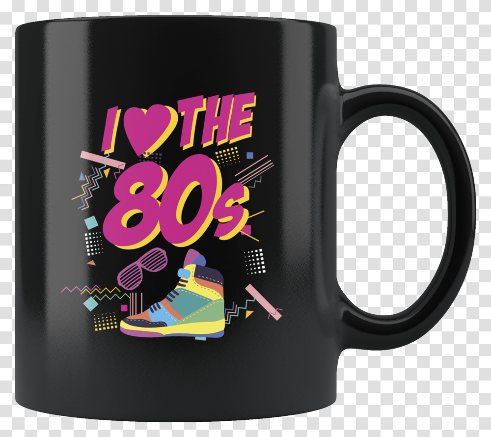 I Love The 80s Mug, Coffee Cup, Stein, Jug Transparent Png
