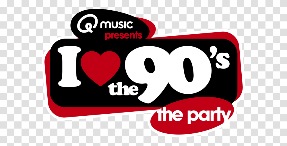 I Love The 90 S, Label, Alphabet, Number Transparent Png