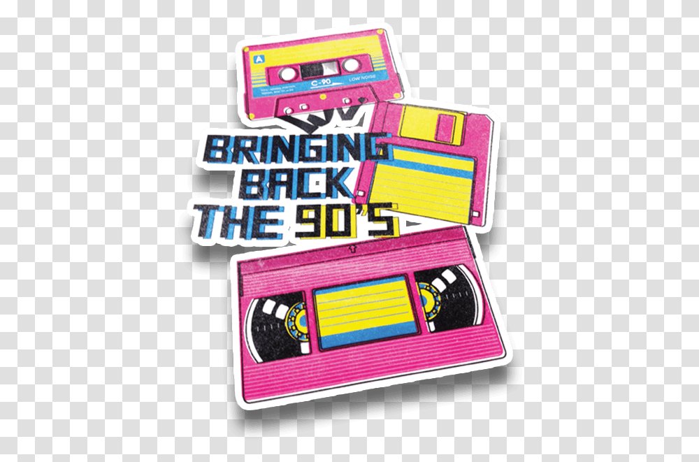 I Love The 90s Picture Back To The 90s, Cassette, Label, Text Transparent Png