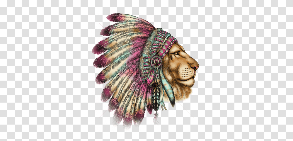 I Love This Idea But Wish It Looked Lion Indian Headdress, Clothing, Collage, Poster, Advertisement Transparent Png