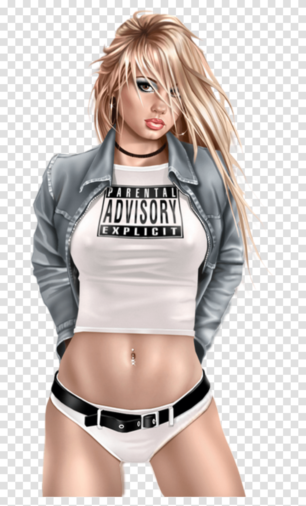 I Love This Tammy Tag Hot Girl Clip Art Full Size Parental Advisory Girl, Clothing, Apparel, Person, Human Transparent Png